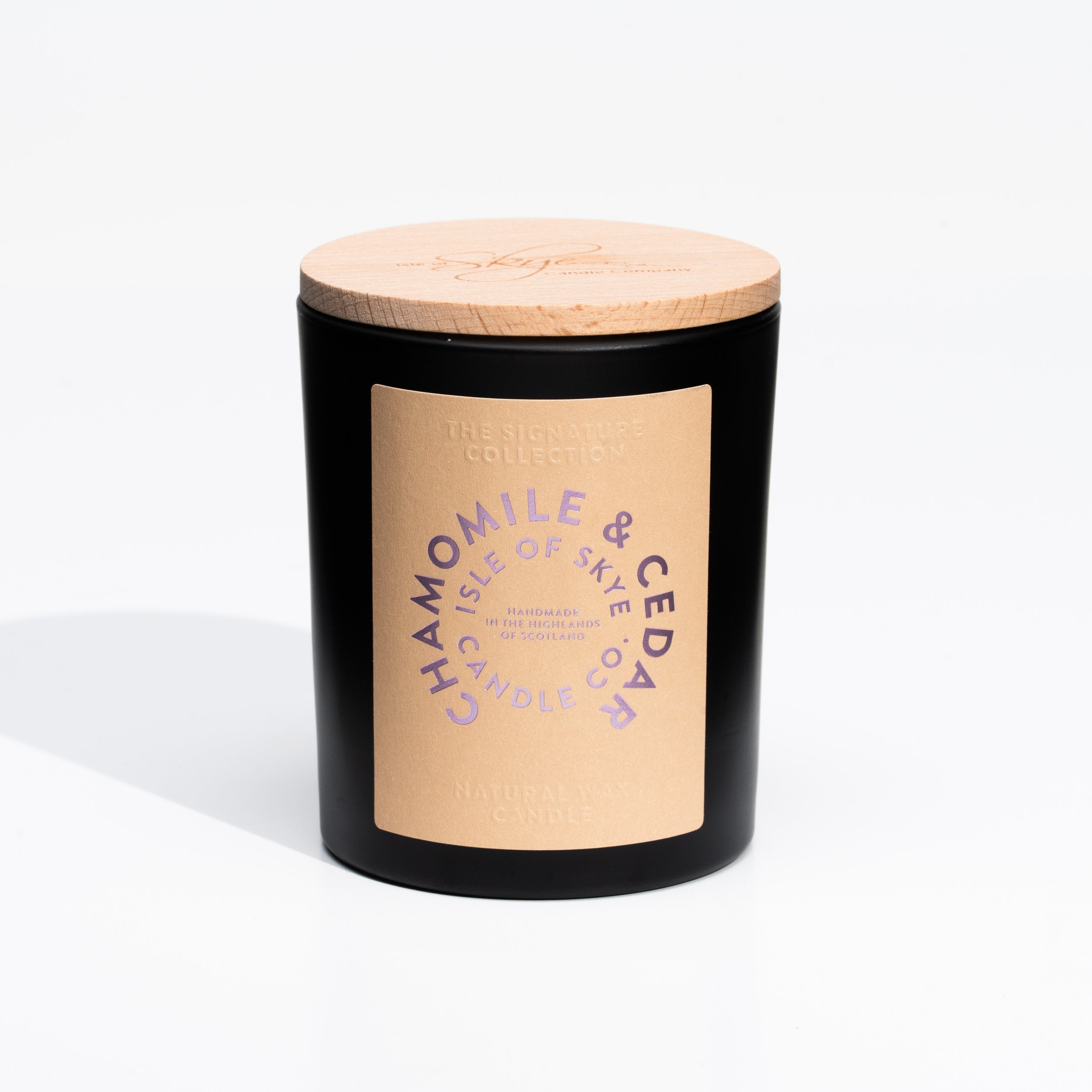 Chamomile & Cedar large candle